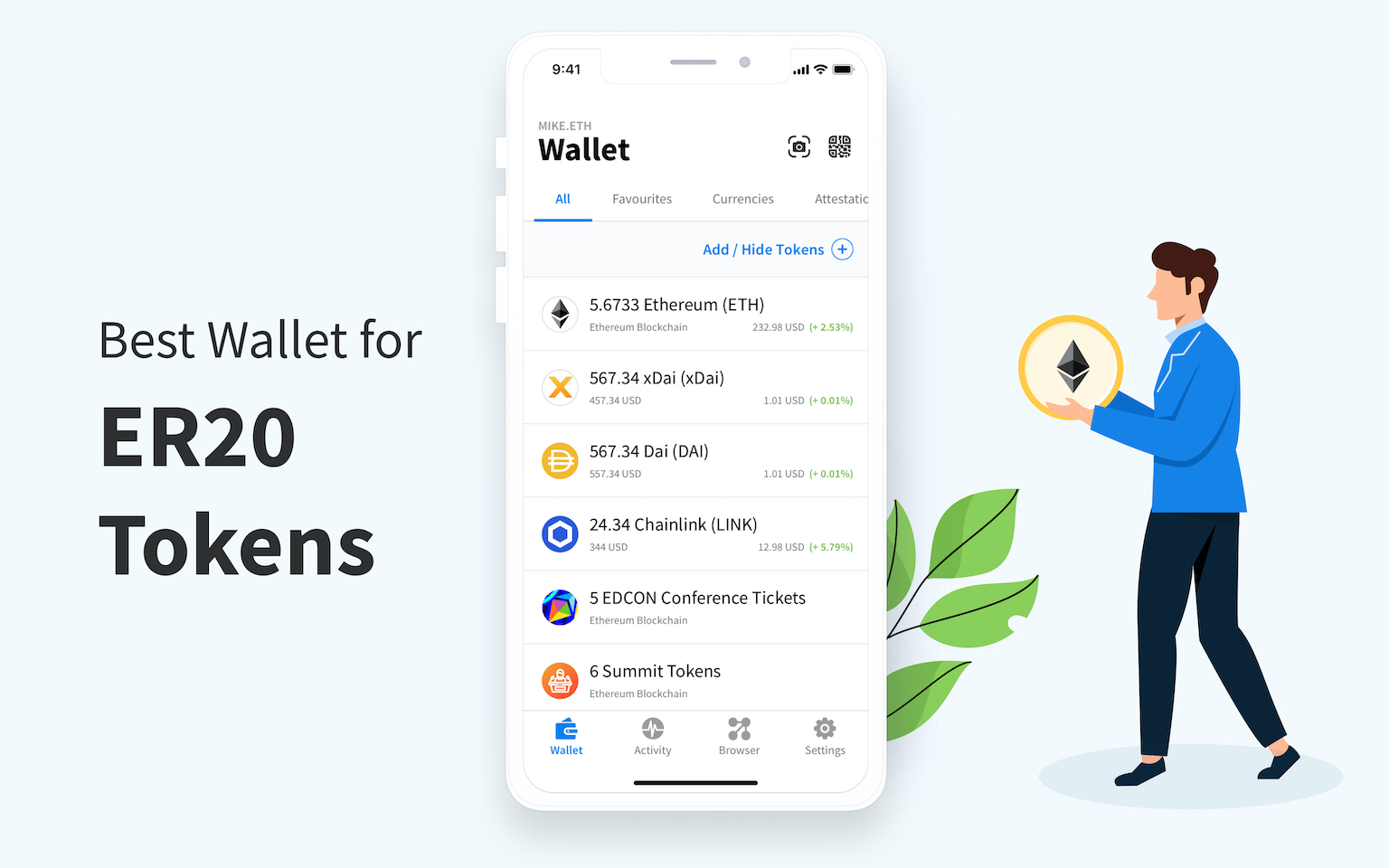 The Best Wallet for ERC20 Tokens